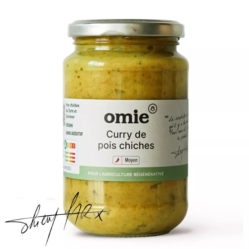 Curry de pois chiches Omie 340g