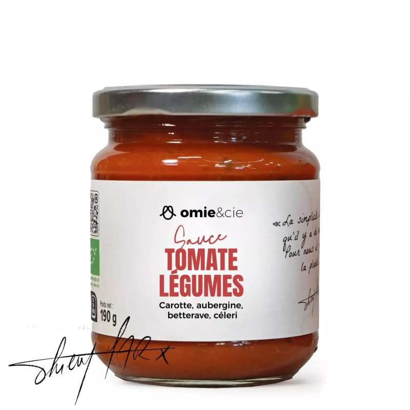 Sauce tomate aux légumes Omie 190g