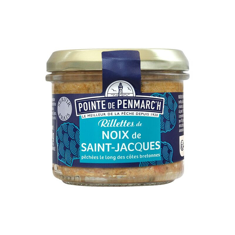 Rillettes de noix de Saint-Jacques Pointe de Penmarc'h 100g