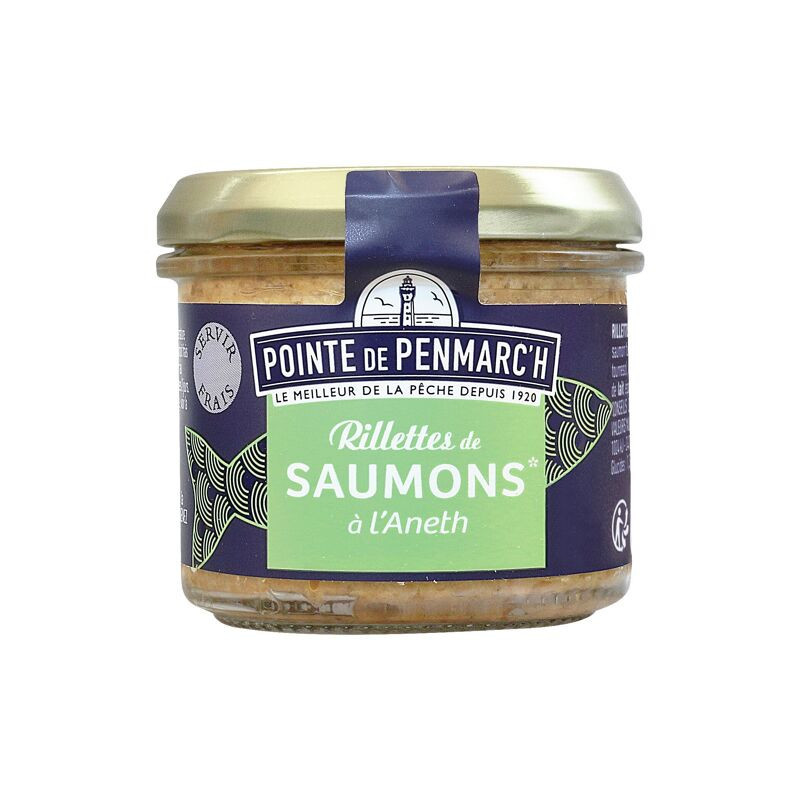 Rillettes de saumons à l'aneth Pointe de Penmarc'h 100g