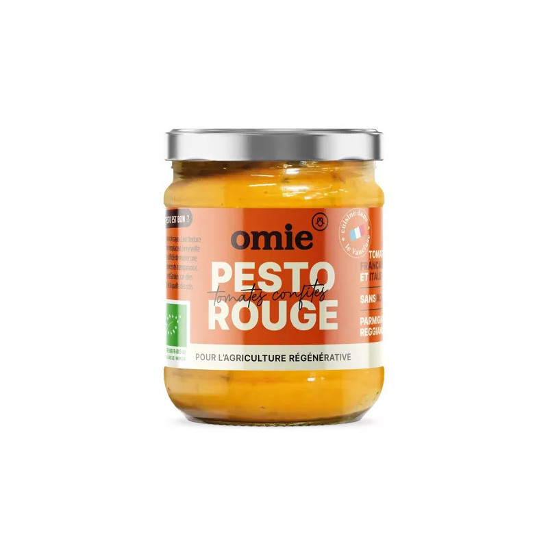 Pesto rouge bio Basilic d'Île-de-France Omie 190g