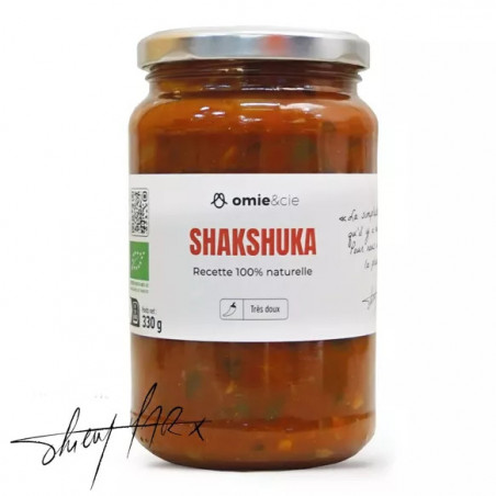 Shakshuka bio poivrons naturellement fumés Omie 330g