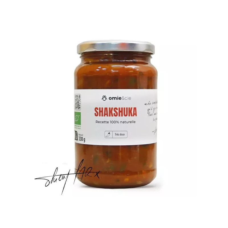 Shakshuka bio poivrons naturellement fumés Omie 330g