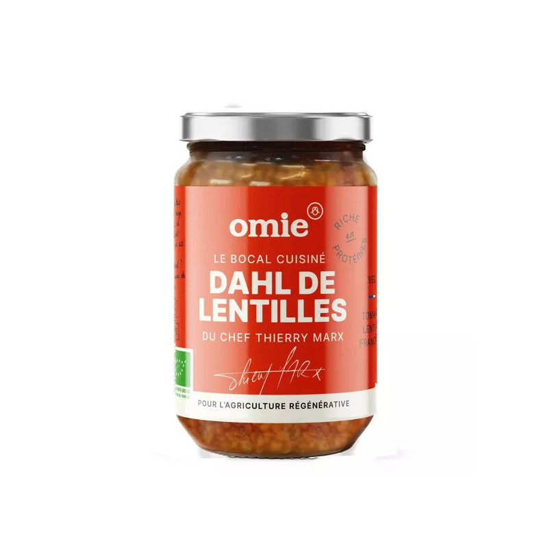 Dhal de lentilles corail bio Omie 340g