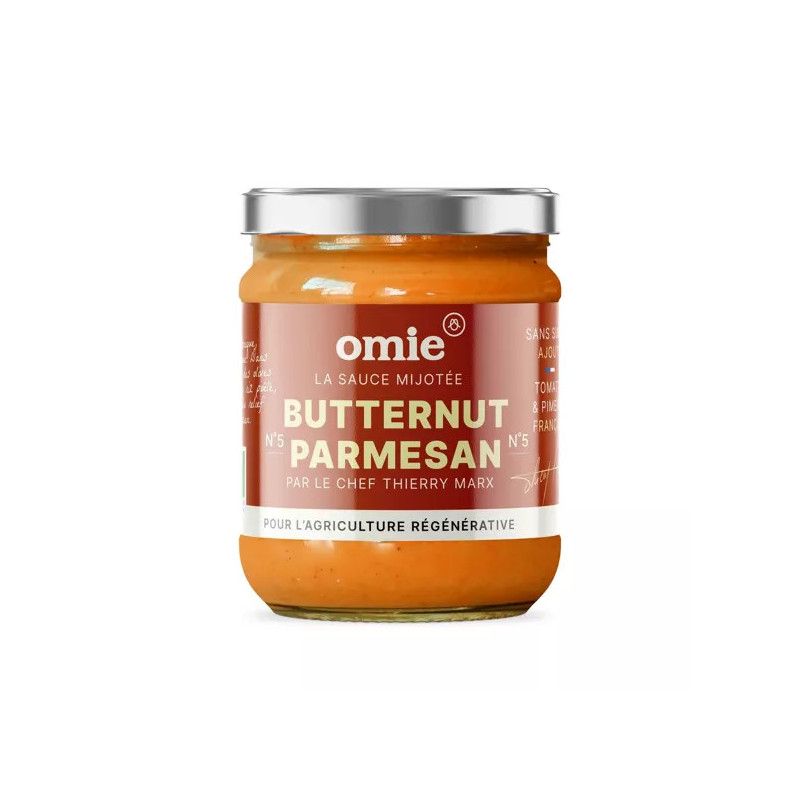 Sauce butternut parmesan AOP bio Omie 180g