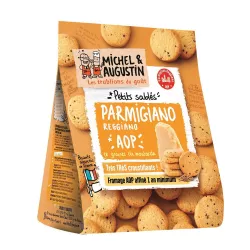 Sablés apéritifs Parmigiano Reggiano AOP Michel et Augustin 100g