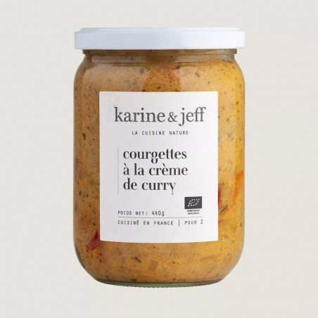 Courgettes à la crème de curry Karine & Jeff 440g