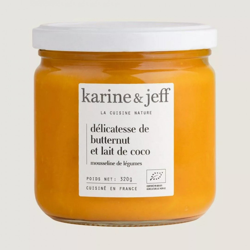 Délicatesse de butternut et lait de coco Karine & Jeff 320g